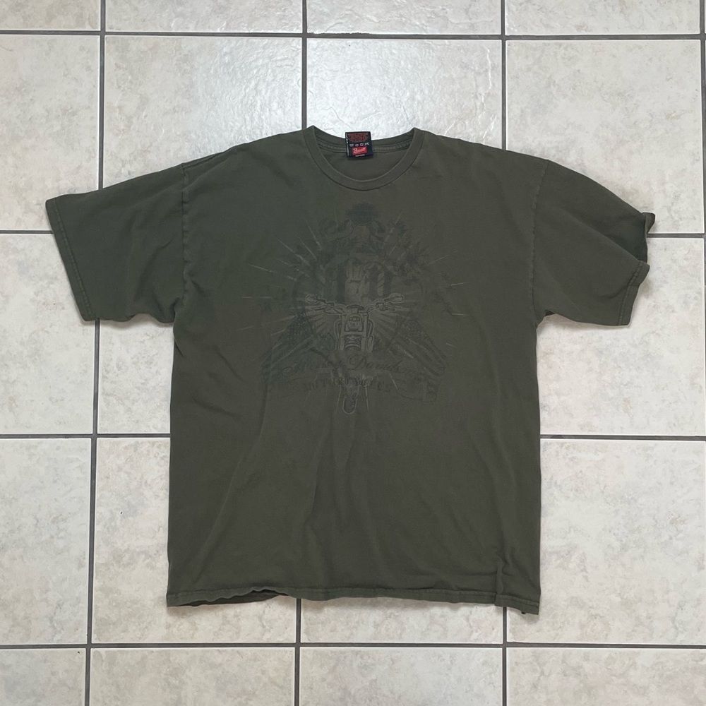 Vintage Harley Davidson Atlantic City New Jersey Graphic
T-shirt Men XL Green
